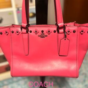 Coach Vibrant Pink Shoulder Bag